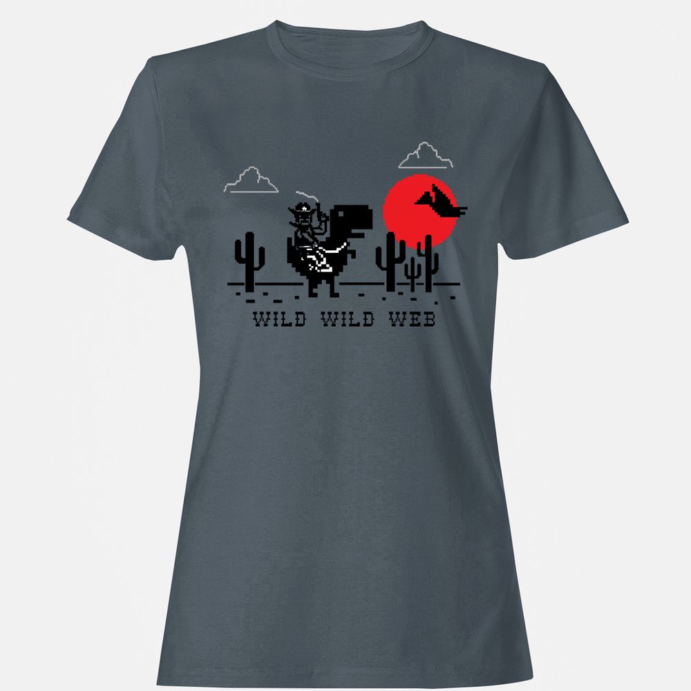 Women's T-Shirt - D34X17YH - Charcoal - 3