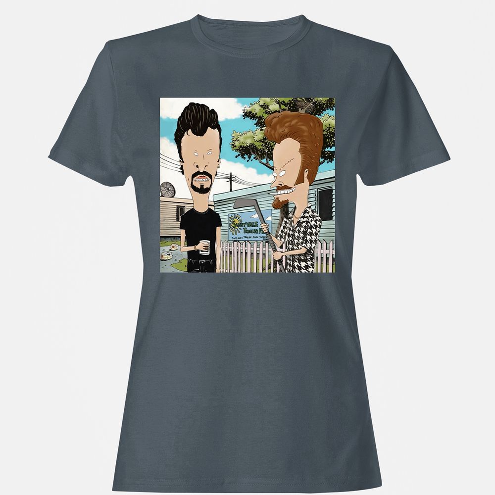 Women's T-Shirt - LF6D3X8Y - Charcoal - 3