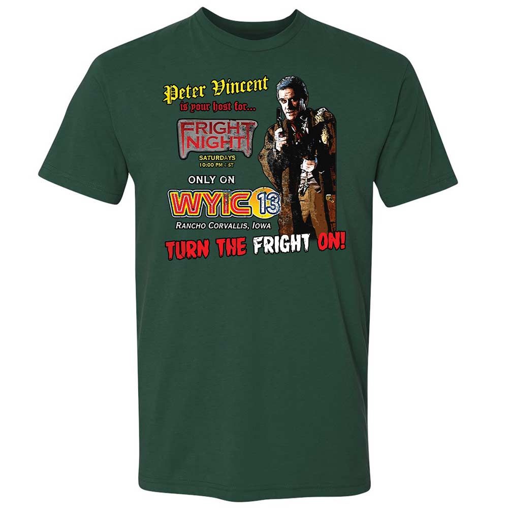 Peter Vincent Fright horror night cult - Forest Green - 3