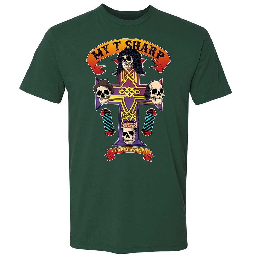 My-T-Sharp Barbershop - Forest Green - 3
