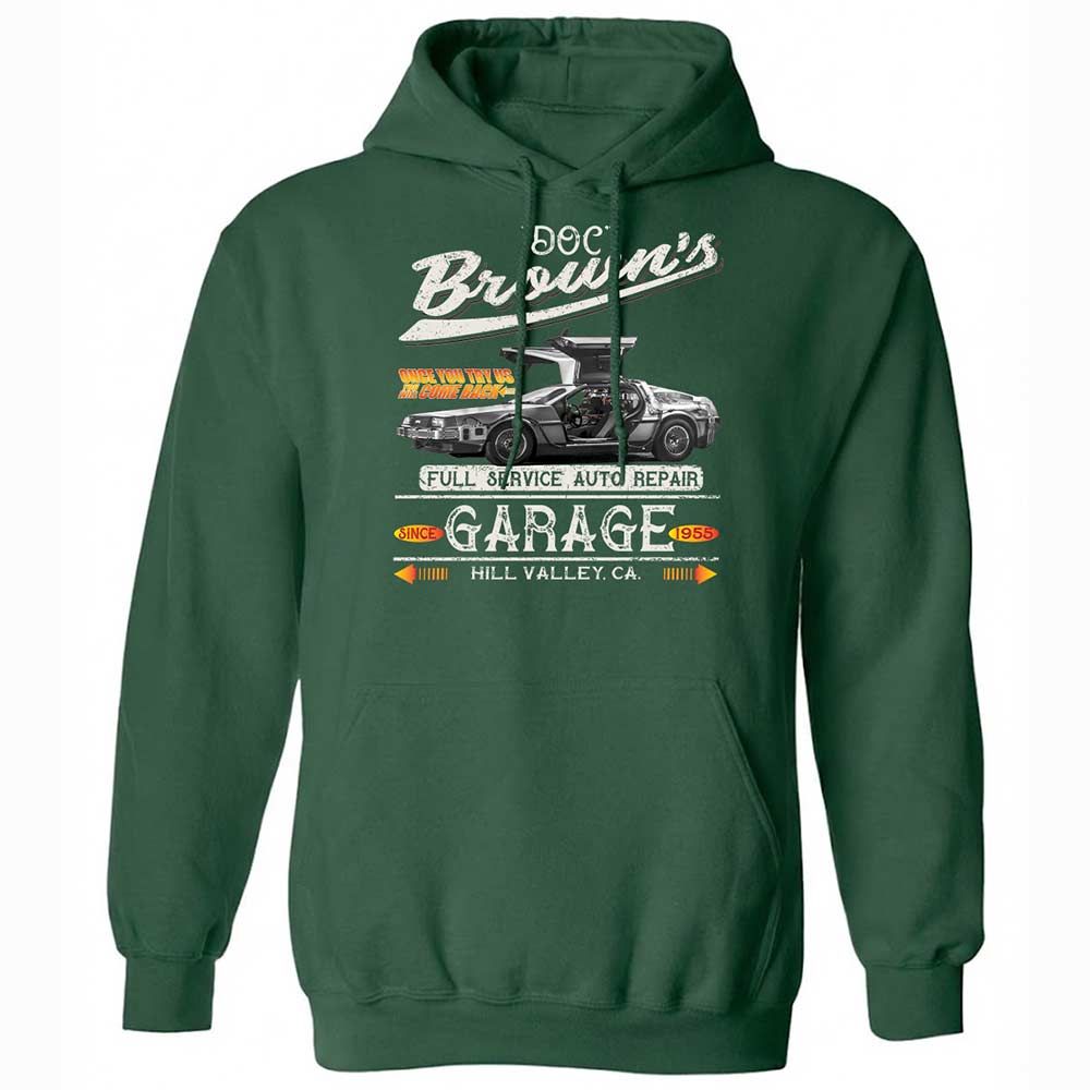 Classic Unisex Hoodie - 4R1Q3J2U - Forest Green - 3