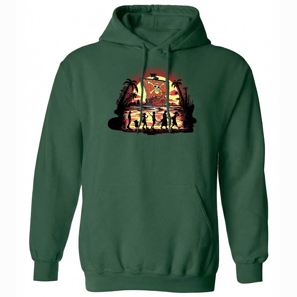 Classic Unisex Hoodie - MV4M8LJ4 - Forest Green - 3