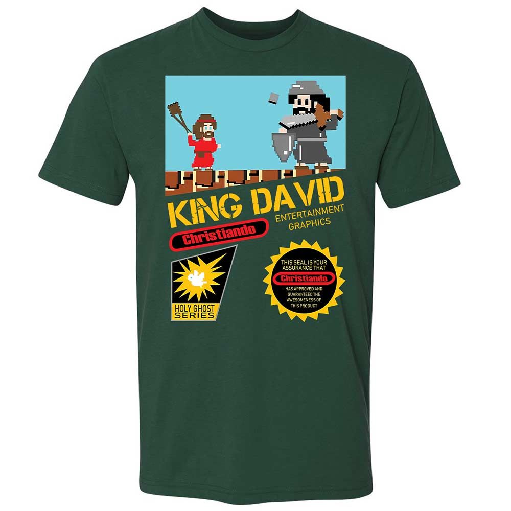 David Vs Goliath Cool Christian - Forest Green - 3