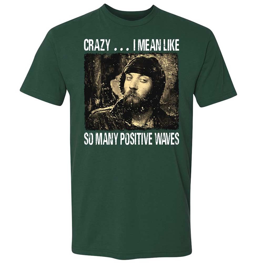 Many positive waves - Forest Green - 3