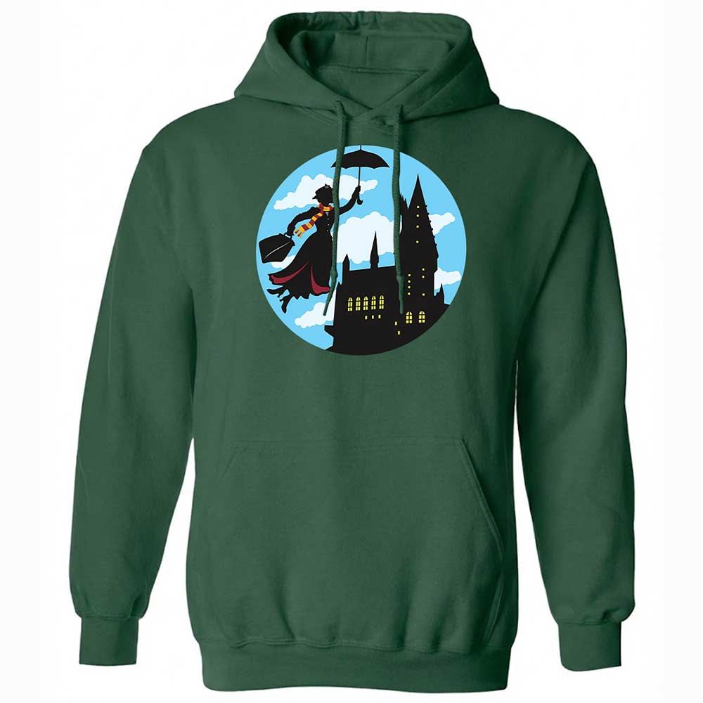 Classic Unisex Hoodie - BWJJP27Z - Forest Green - 3