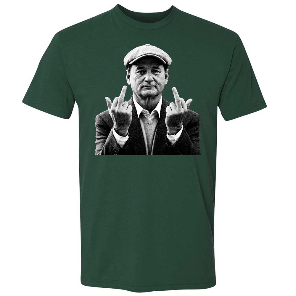 Bill Murray Middle Finger - Forest Green - 3