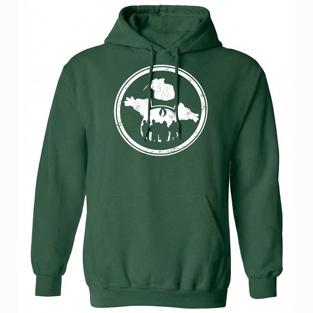 Classic Unisex Hoodie - L6MV8AJ9 - Forest Green - 3