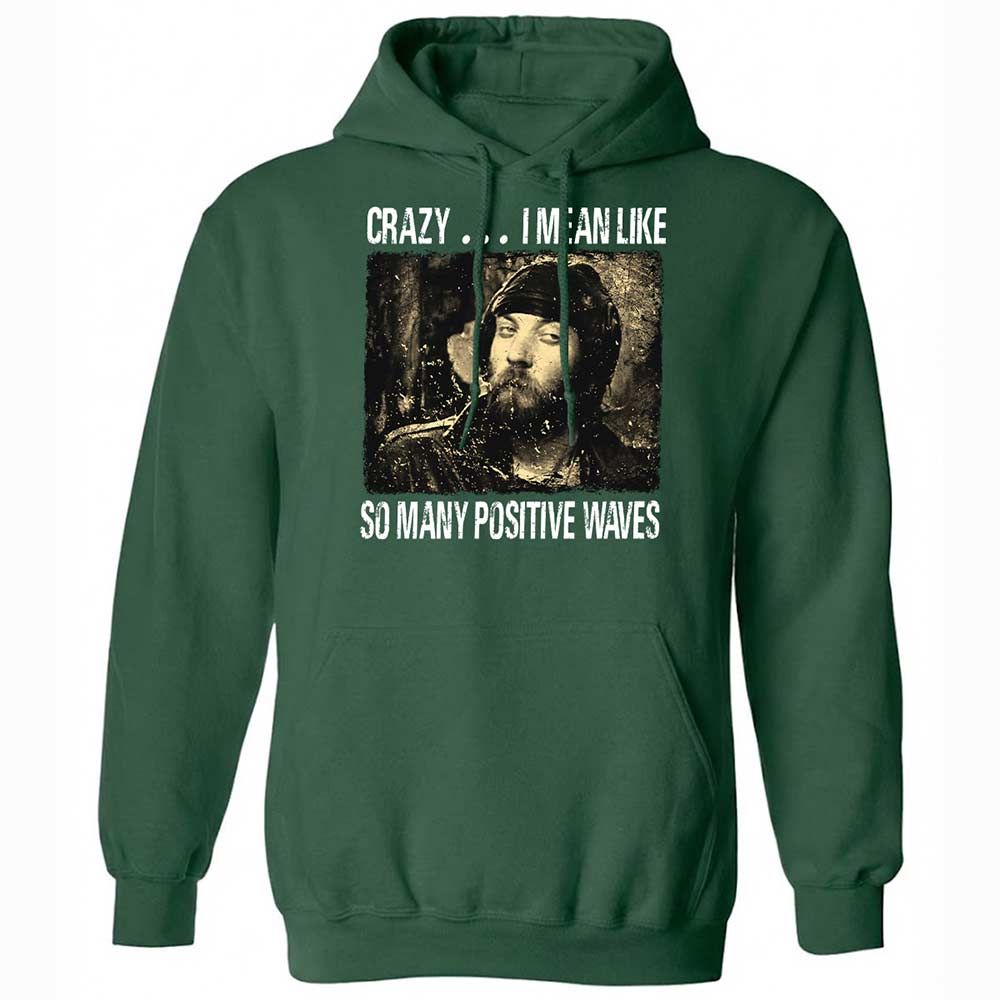 Many positive waves - Forest Green - 3