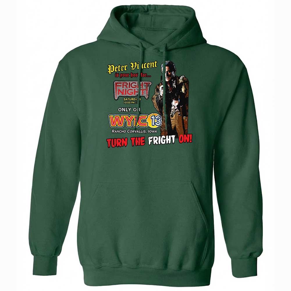 Peter Vincent Fright horror night cult - Forest Green - 3