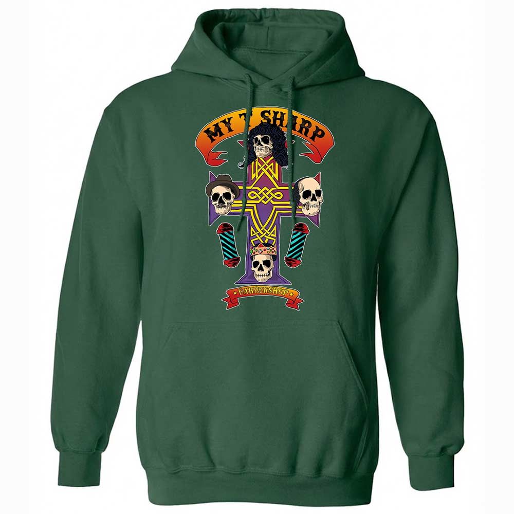 My-T-Sharp Barbershop - Forest Green - 3