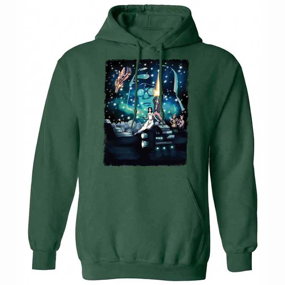 Classic Unisex Hoodie - J15MGK5Y - Forest Green - 3