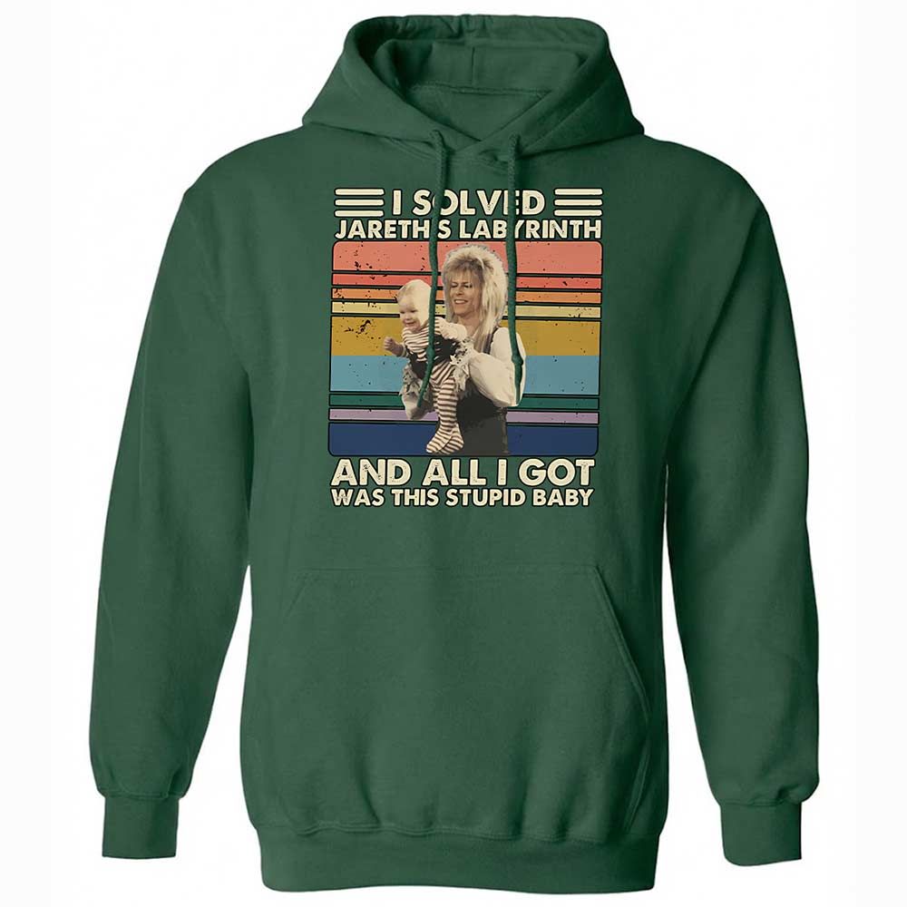 Classic Unisex Hoodie - HTBTVYAU - Forest Green - 3