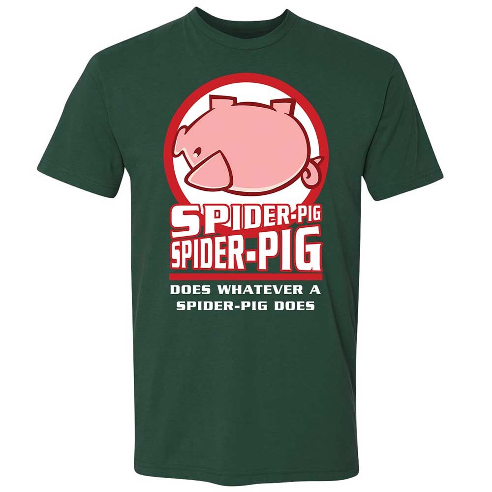 Spider-Pig, Spider-Pig - Forest Green - 3