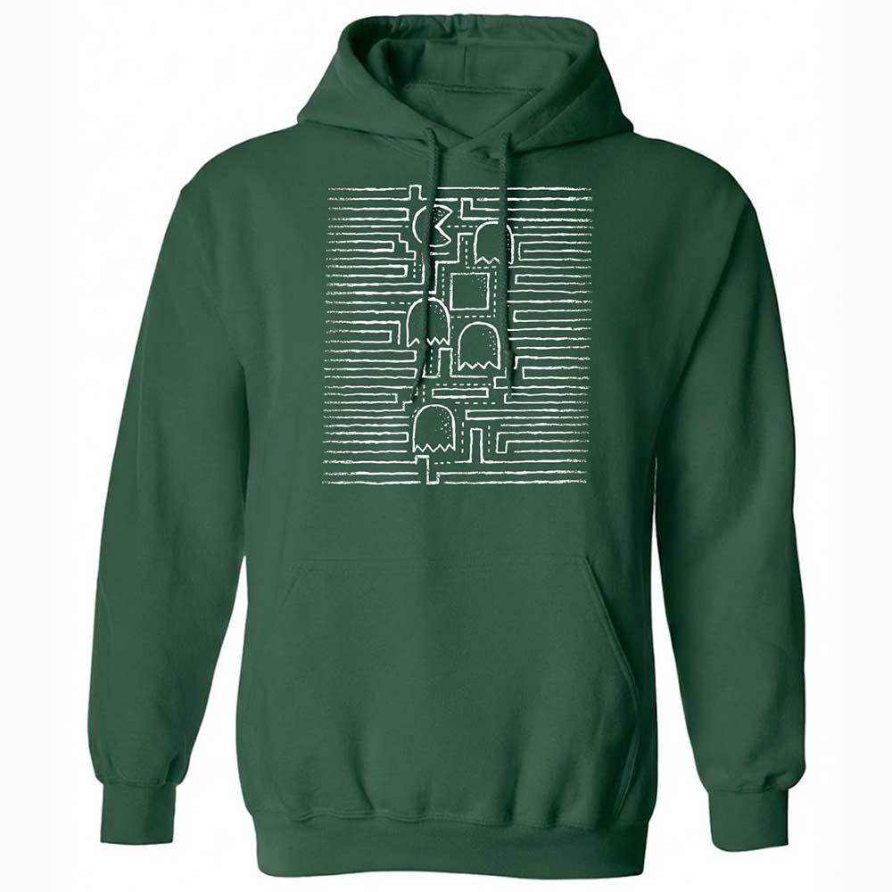 Classic Unisex Hoodie - 9TJ7P6SL - Forest Green - 3