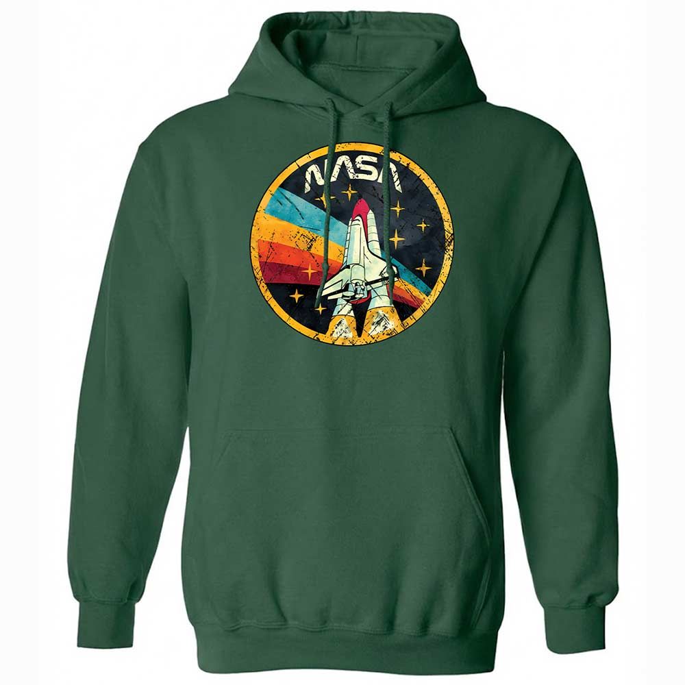 USA Space Agency Vintage Colors - Forest Green - 3
