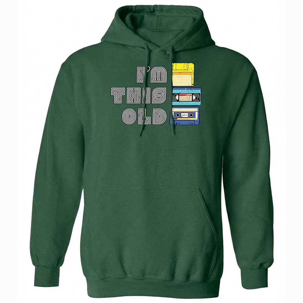 Classic Unisex Hoodie - Black - Forest Green - 3