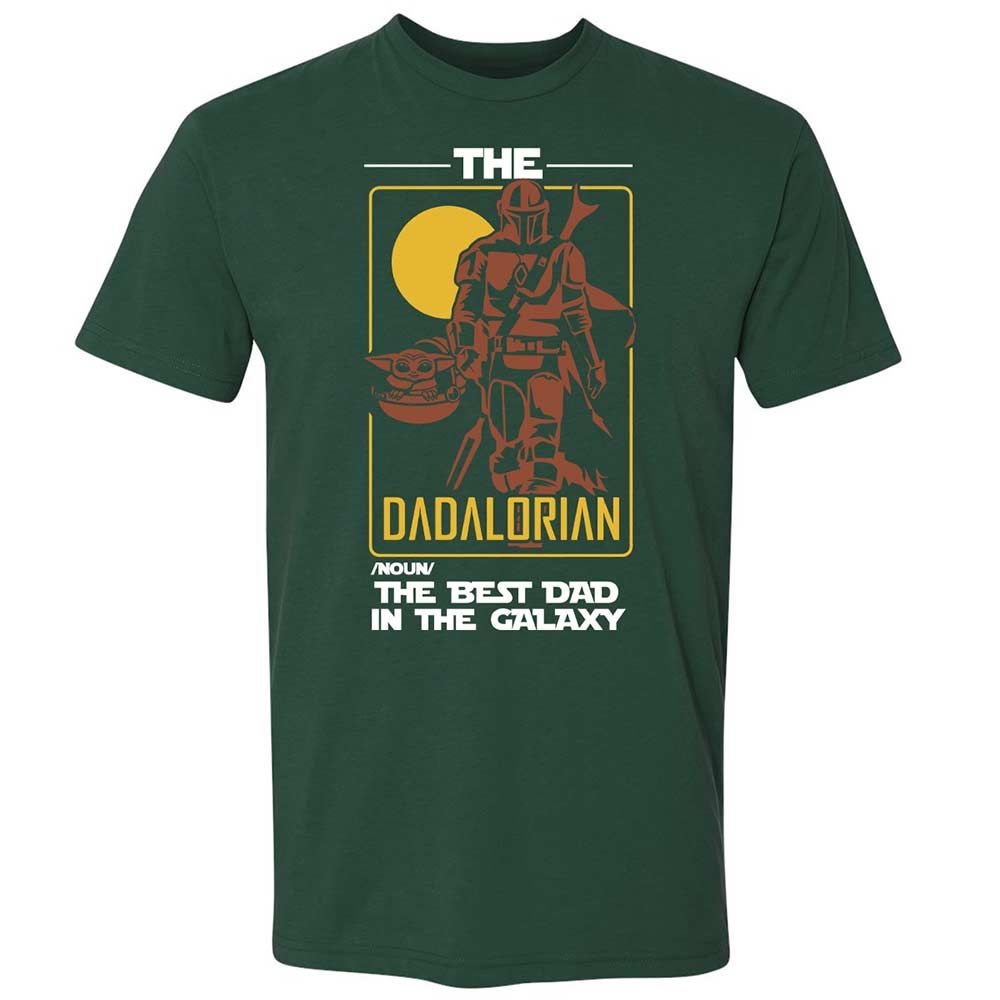 The Dadalorian The Best Dad In The Galaxy - Forest Green - 3