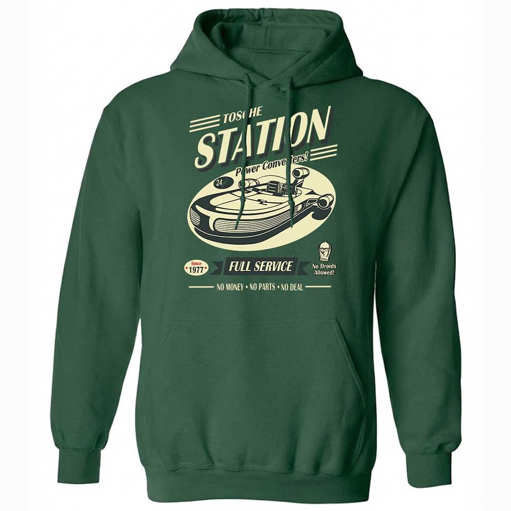 Classic Unisex Hoodie - ZXWQNL61 - Forest Green - 3