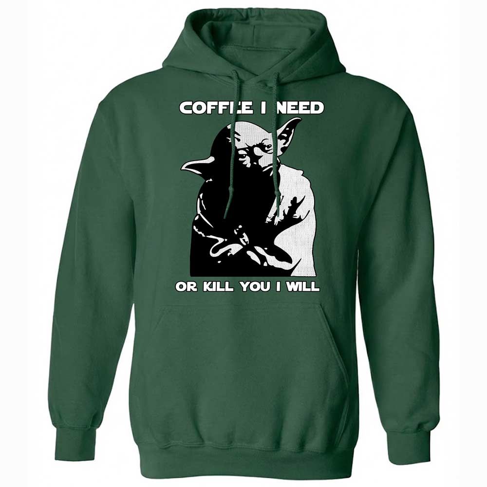 Coffee I Need - Forest Green - 3