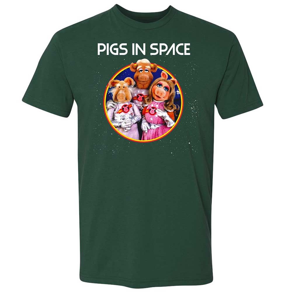 Pigs In Space - Forest Green - 3