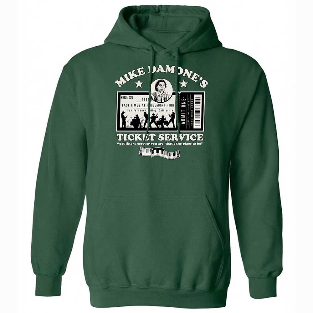 Damone's Ticket Service - Forest Green - 3