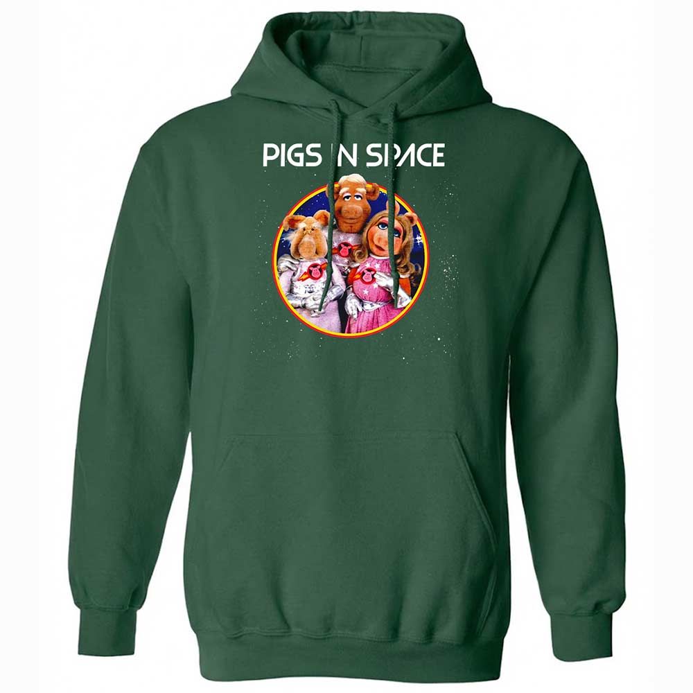 Pigs In Space - Forest Green - 3