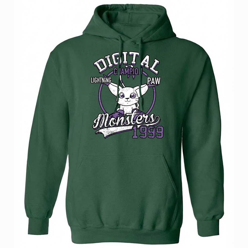 Classic Unisex Hoodie - 63PUYZAZ - Forest Green - 3