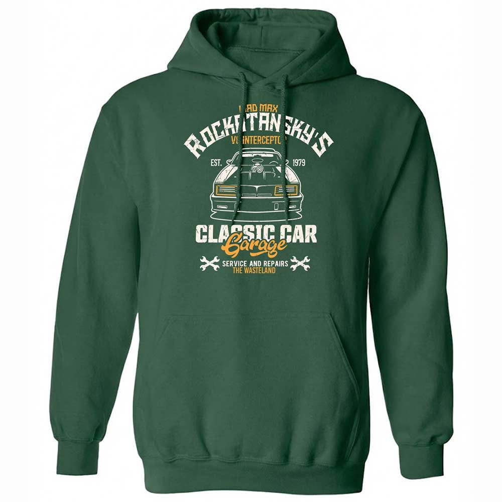 Classic Unisex Hoodie - QFBM6WQT - Forest Green - 3