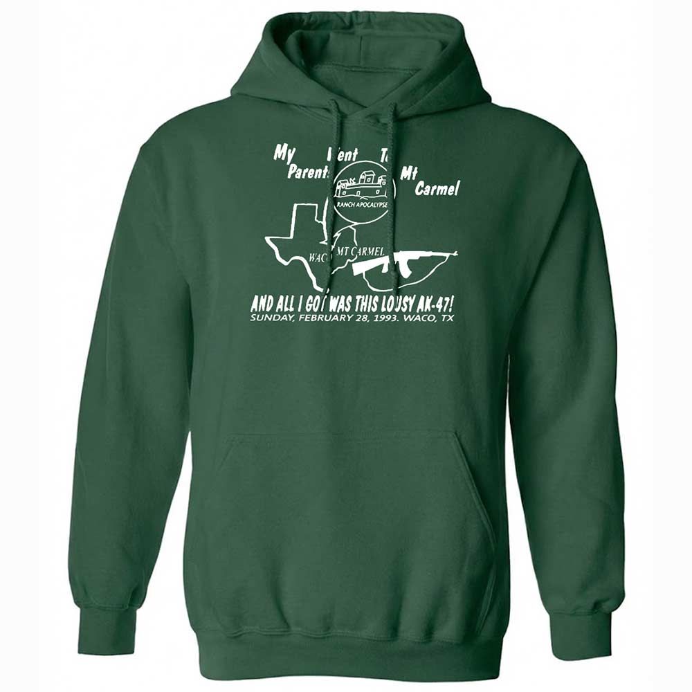 Classic Unisex Hoodie - NG11F3RT - Forest Green - 3