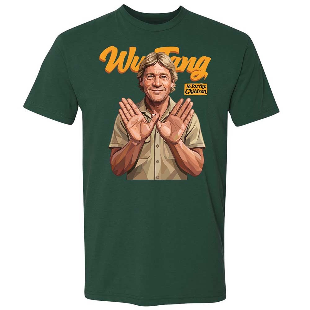 Steve Irwin or the Children - Forest Green - 3