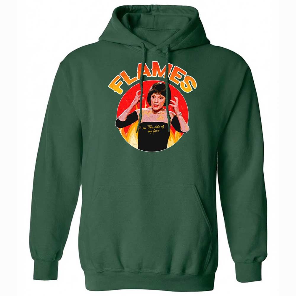 Flames On The Side Of My Face - Forest Green - 3