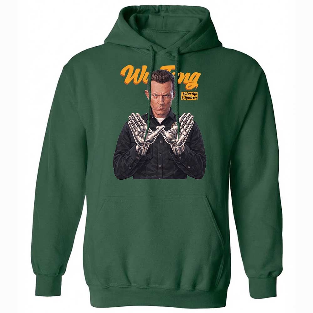 Classic Unisex Hoodie - Black - Forest Green - 3