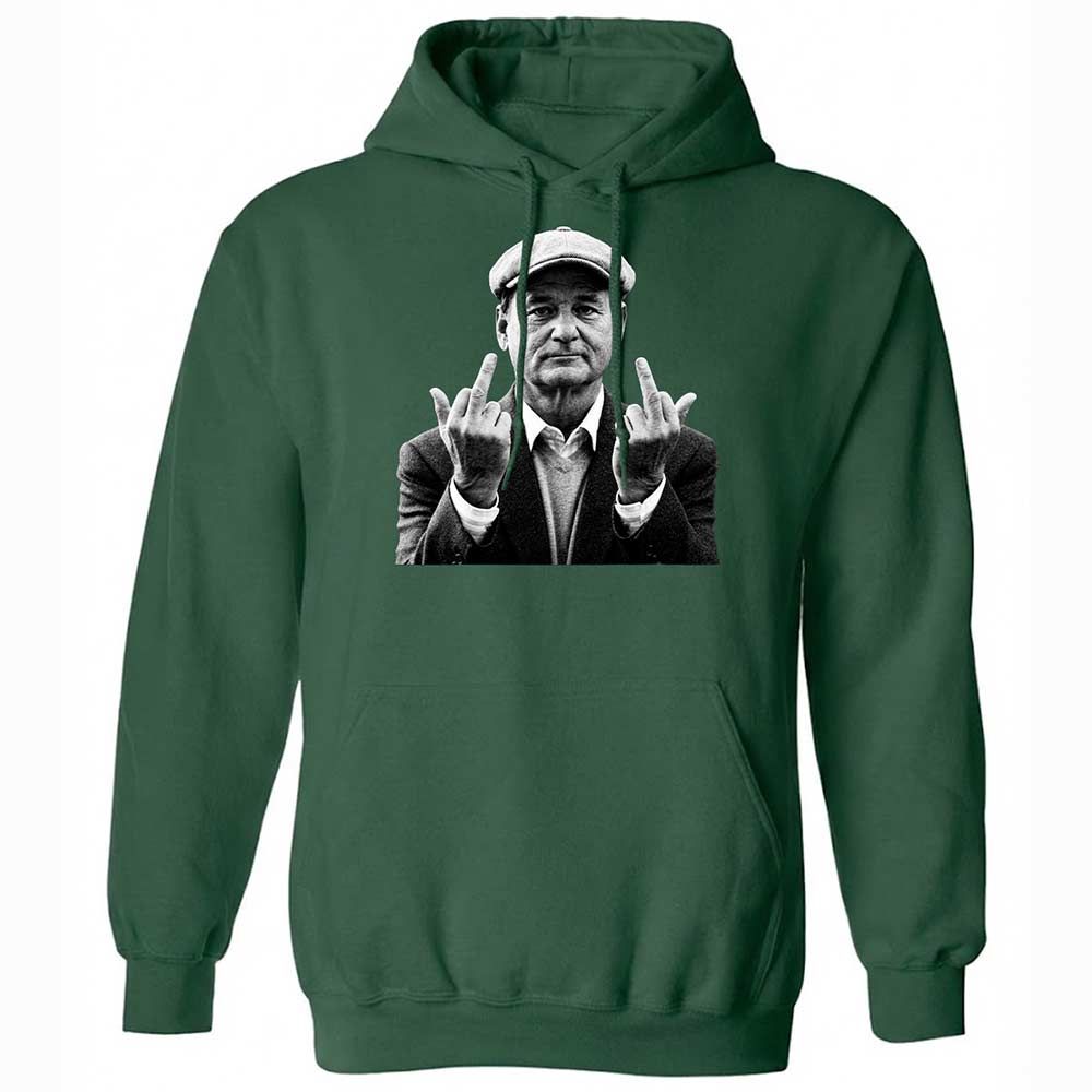 Bill Murray Middle Finger - Forest Green - 3