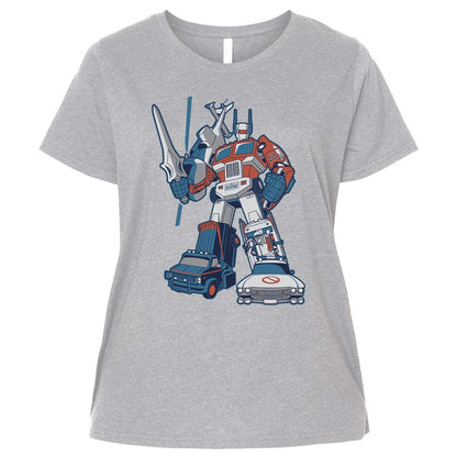 Ladies Curvy Jersey - 8LJCFTX9 - Heather - 3