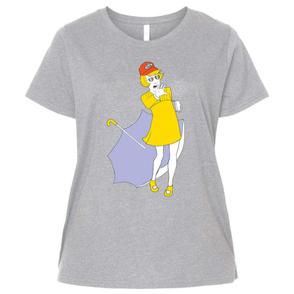 Ladies Curvy Jersey - N46RZNCU - Heather - 3