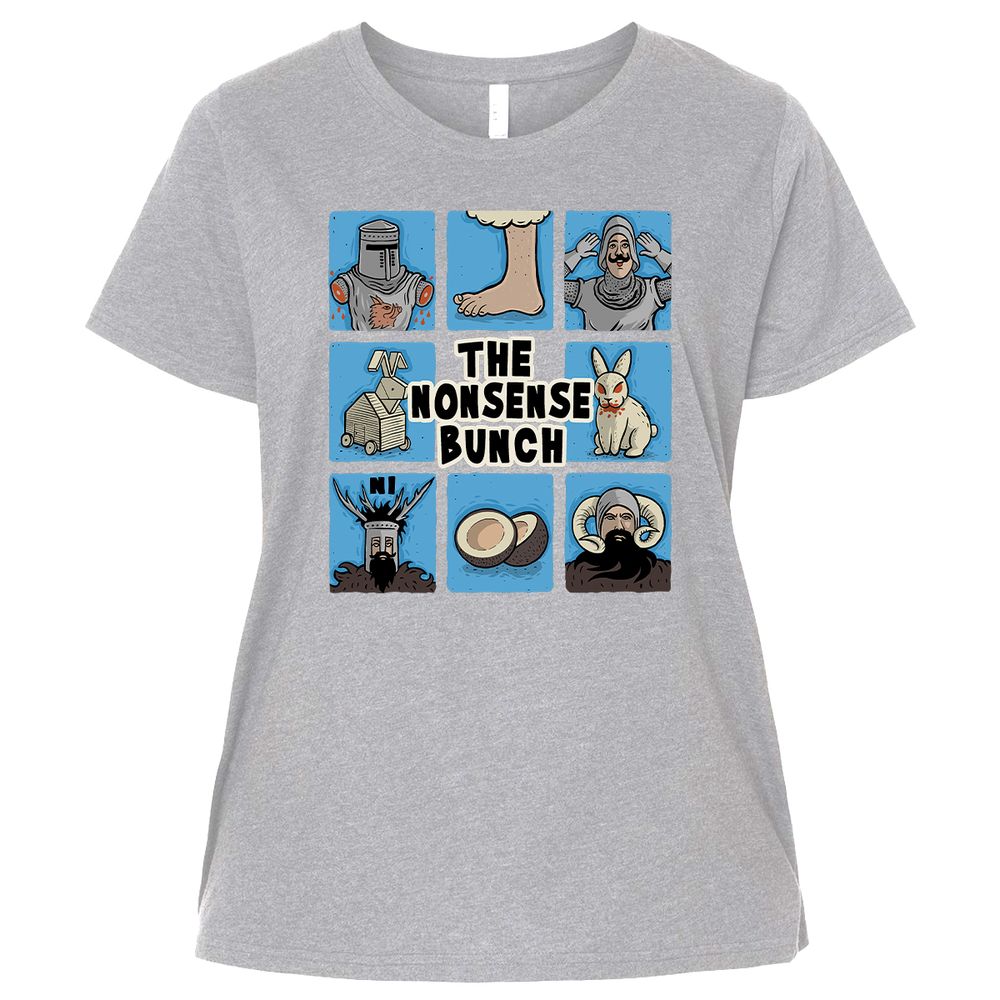 Ladies Curvy Jersey - HEU9F2VU - Heather - 3