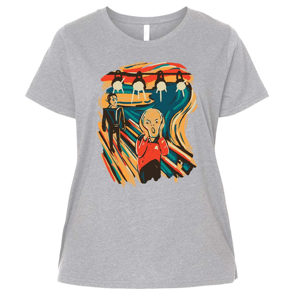 Ladies Curvy Jersey - VWTQY72Y - Heather - 3