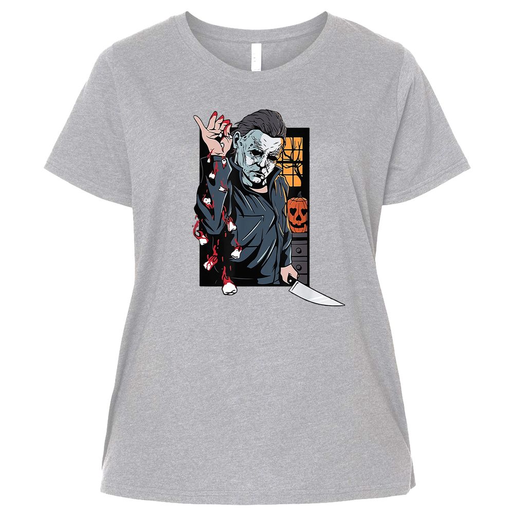 Ladies Curvy Jersey - 2GJDTGCM - Heather - 3