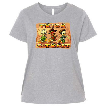 Ladies Curvy Jersey - 8UBENDLQ - Heather - 3