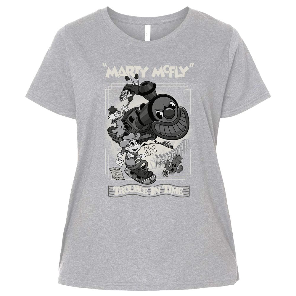 Ladies Curvy Jersey - R14TQYJN - Heather - 3