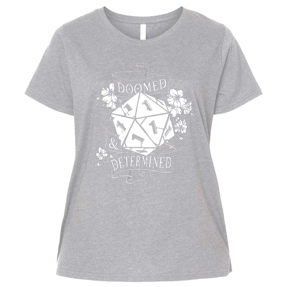 Ladies Curvy Jersey - UQ57P55C - Heather - 3