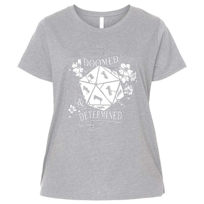 Ladies Curvy Jersey - UQ57P55C - Heather - 3