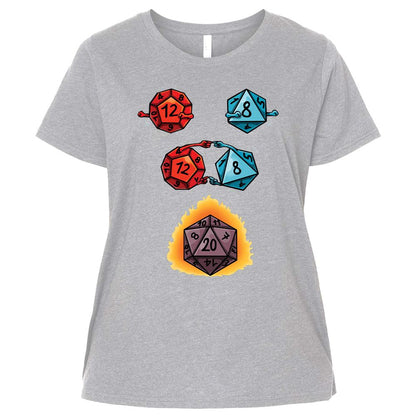 Ladies Curvy Jersey - 4SQE65AA - Heather - 3