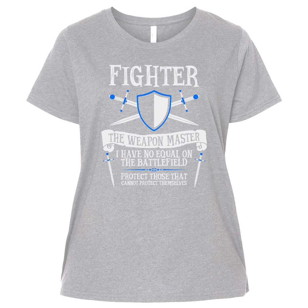 Ladies Curvy Jersey - VD1AQRTF - Heather - 3