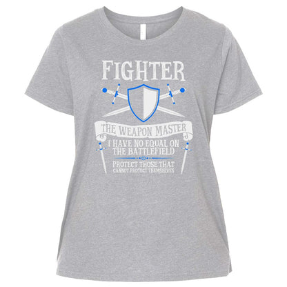 Ladies Curvy Jersey - VD1AQRTF - Heather - 3