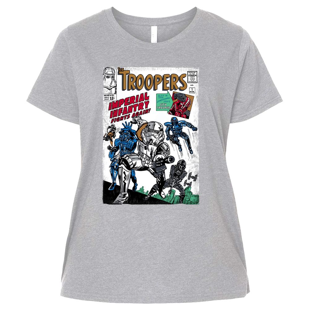 Ladies Curvy Jersey - EG1ED326 - Heather - 3