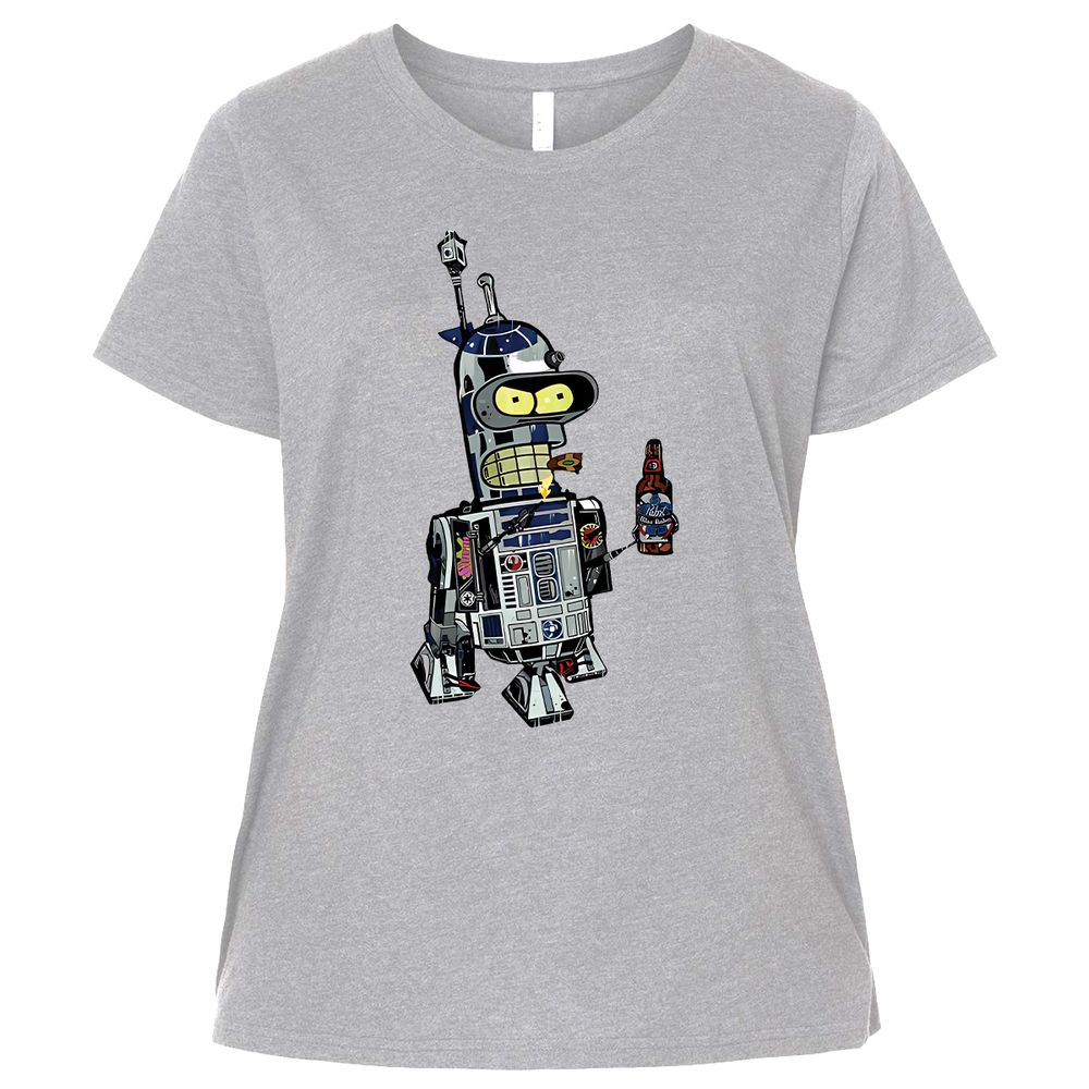 Ladies Curvy Jersey - 3YCCFUKZ - Heather - 3