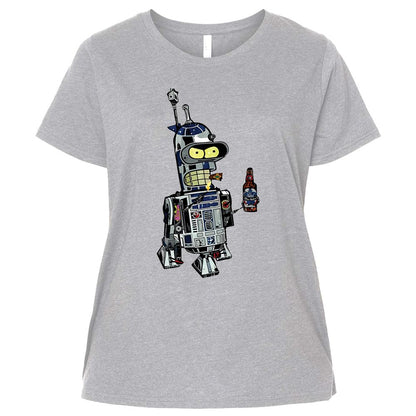 Ladies Curvy Jersey - 3YCCFUKZ - Heather - 3