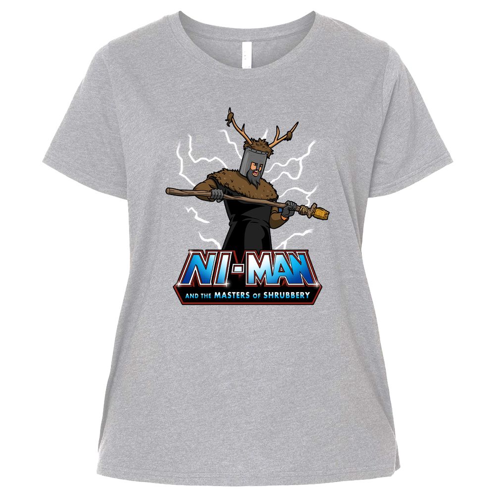 Ladies Curvy Jersey - ER69K3QN - Heather - 3