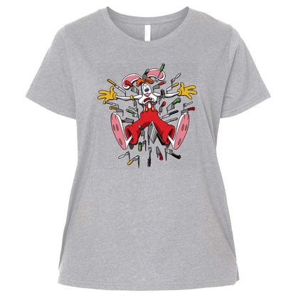 Ladies Curvy Jersey - HU6CUUQY - Heather - 3